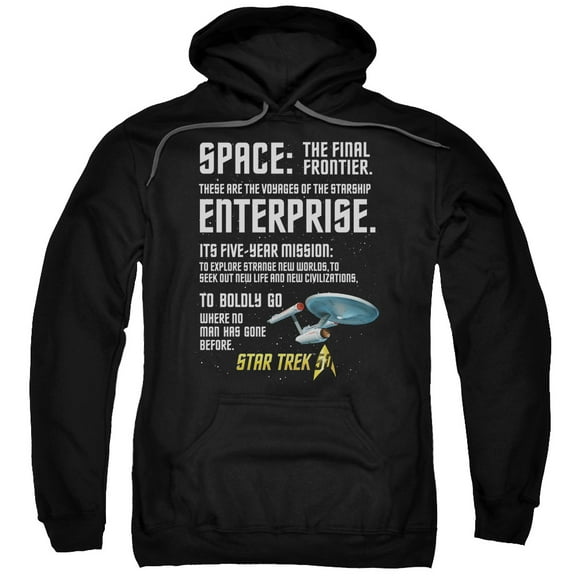 Star Trek - Intro - Pull-Over Hoodie - XX-Large