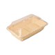 thumbnail image 5 of Cesta de pan de imitación de ratán tejida para el escritorio del comedor o la cafetería. 45cm x 35cm x 15cm, 5 of 9