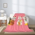 thumbnail image 2 of Sikiie Cute Cat Cozy Flannel Fleece Throw Blanket: Lightweight & Thick for All Seasons - Perfect for Women, Men, & Kids"50"x40", 2 of 6