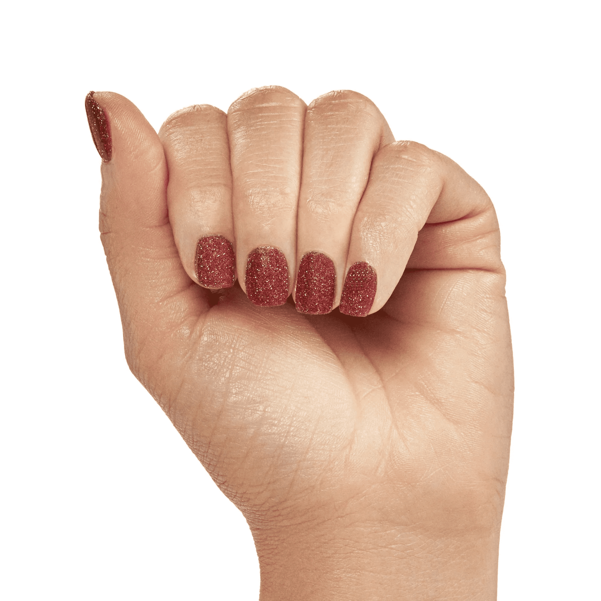 Salon Perfect Nail Polish, 371 News Flash, Red Glitter, 0.5 fl oz