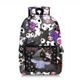 thumbnail image 2 of Mochila Kawaii Kuromi de gran capacidad impermeable, bolsa cuadrada de Cinnamorol, bolsa de cosplay de Anime, bolsa de viaje, regalo para estudiantes y niñas gym unisex, 2 of 2