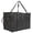 Black, variant on Commercial Large Capacity Insulated Food Tote Bag Reusable Meal Grocery For Hot And Cold Temperature Control