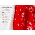 thumbnail image 4 of Ultra-Soft Cozy Plush Premium Fleece Sherpa Reversible Holiday Christmas Blanket, 4 of 7