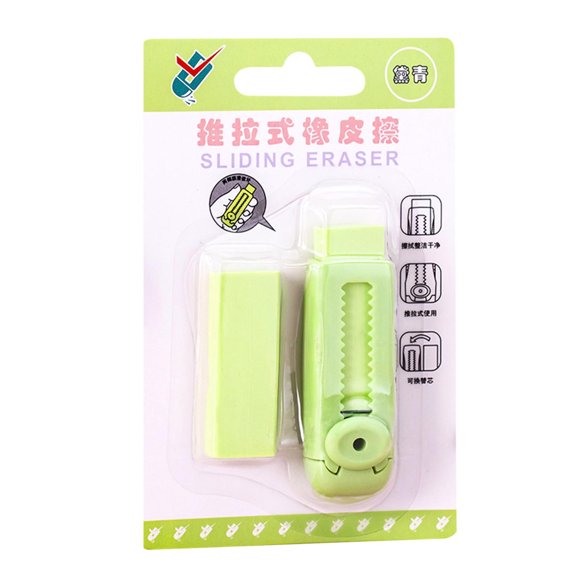 fheaev Push The Eraser Eraser For Primary School Students Without Leaving Marks And Reducing Scraps. Children's Roller