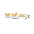 thumbnail image 2 of Wall Mount Coat Rack Self-Adhesive Adjustable Storage Organizer For Clothes Packet 14.5in, 2 of 13
