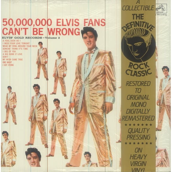 Elvis Presley - 50,000,000 Elvis Fans Can't Be Wrong - LP Vinyl