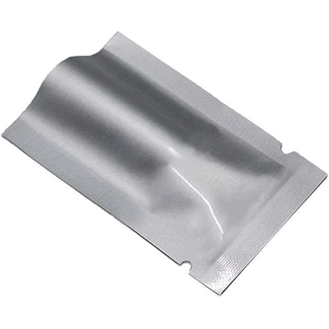 PABCK Flat Open Top Pure Mylar Bags Small Sliver Aluminum Foil Heat Seal Vacuum Pouch for Coffee Beans Candy Food Storage (100, 6x9cm (2.36x3.54 inch))