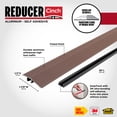 thumbnail image 3 of M-D Building Products 43319 1-7/8 In. X 36 In. Spice Aluminum CINCH® Reducer Fluted w/Snaptrack, 3 of 11