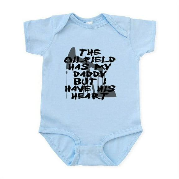 CafePress - The Oilfield Has My Daddy But I Have His Heart Bod - Baby Light Bodysuit, Size Newborn - 24 Months