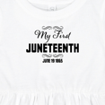 thumbnail image 4 of Inktastic My First Juneteenth June 19, 1865 Girls Baby Dress, 4 of 5
