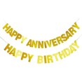 thumbnail image 1 of Kit de Banner Personalizable Brillos Dorados Bricolaje con Letras, Números y Símbolos (130 Bright Creations Bright Creations, 1 of 2