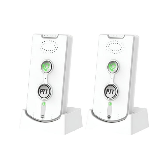 GJX 2 Pack Wireless Intercom System for Home - 3280ft Long Range, Voice Activated, Easy Setup for Elderly Room Communication, Portable Bidirectional Interphone