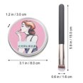 thumbnail image 2 of WASHWEPE Black Makeup Tool Con Concealer Brush Y Cleaning Sponge Box Para Maquillaje, 2 of 6