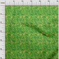 thumbnail image 2 of oneOone Georgette Viscose Green Fabric Batik Sewing Craft Projects Fabric Prints By Yard 42 Inch Wide - Y4, 2 of 4