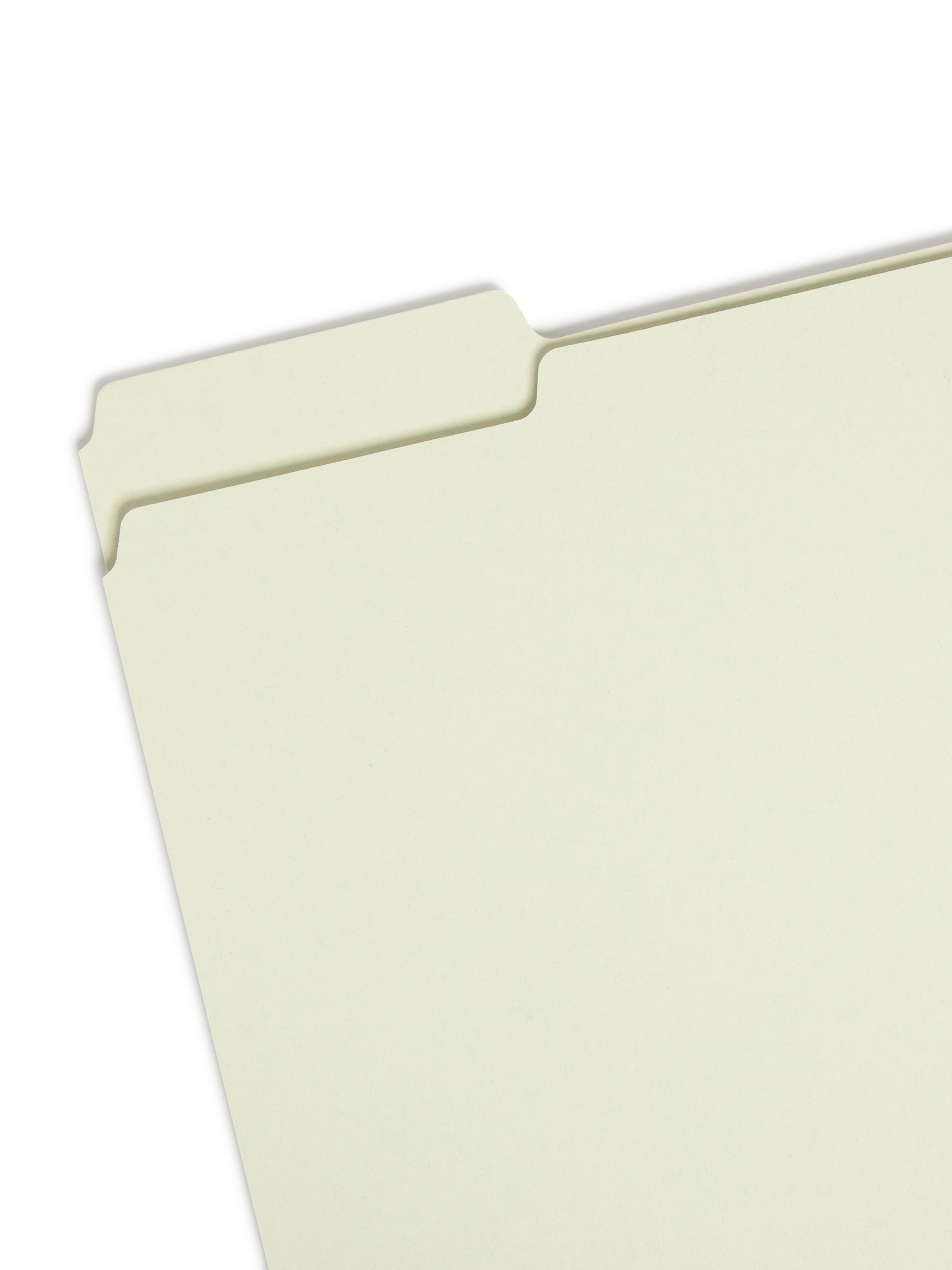 Smead Pressboard File Folder, 1/3-Cut Tab, 1" Expa