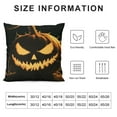 thumbnail image 5 of Patifu Nightmare Before Christmas  Square Throw Pillow Case Decorative Cushion Cover Pillowcover for Sofa  Halloween Throw Pillow Covers (9) 24x24in, 5 of 5