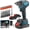 Blue, variant on Cordless Wrench, 21V Torque Power Driver, 1/2" Power Wrenches with 2 * 2.0Ah with 19 Accessories, Electric Variable Speeds for installation (Blue)