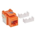 thumbnail image 3 of Intellinet Keystone Jack, Cat6, UTP, Punch-down, Orange - Keystone jack - CAT 6 - UTP - RJ-45 - orange, 3 of 4