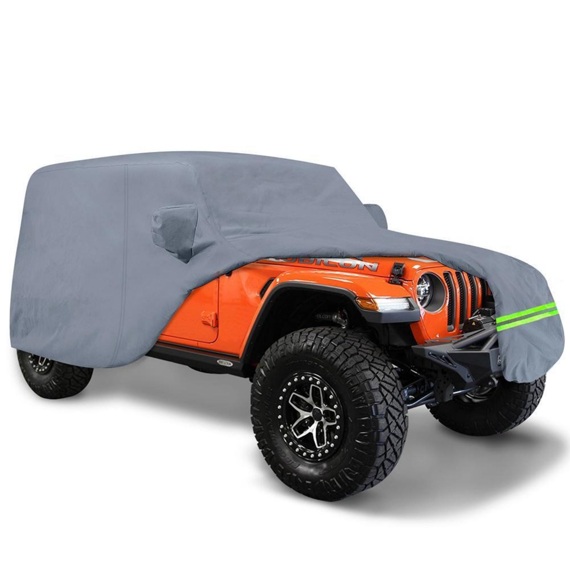 Oxygie Jeep Car Cover for 2 Door JK Wrangler 6 Layers Waterproof