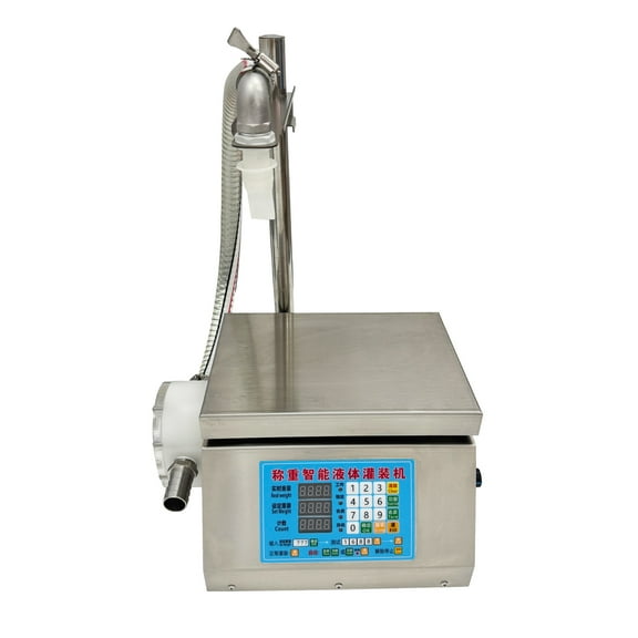Timing Weighing Type Paste Honey Filling Machine Electric Liquid Honey Filler 110V-240V 50-5000g Filiing Range 6L/min