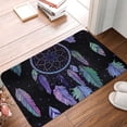 thumbnail image 5 of Fotbe Extra Durable Door Mat - Dirt Trapping Outdoor Welcome Mats - Non-Slip Outdoor Door Mats - Low Profile Front Door Mat - Indoor (16" x 24", Dreamcatcher With Colorful Feathers ), 5 of 8