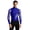 Royal Blue, variant on Men Gymnastics Jumpsuit Tango Chacha Latin Dance Bodysuit Shirt Top Mesh Long Sleeve Acrobatics Figure Skating Leotard Dancewear White 3XL