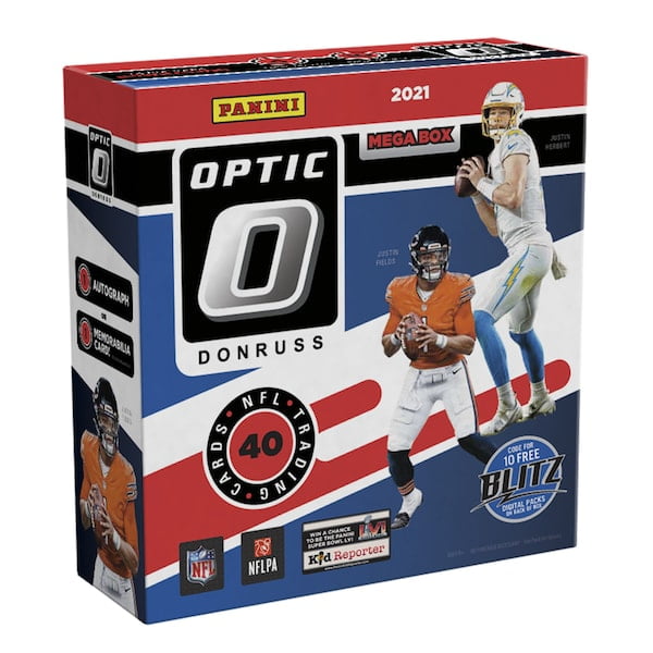 2021 Panini Donruss Optic Football Fanatics Exclusive Mega Box (Red