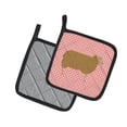 thumbnail image 2 of Caroline's Treasures East Friesian Sheep Pink Check Pair of Pot Holders, 2 of 3
