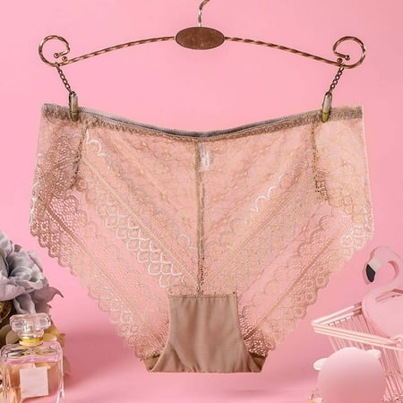 

MPWEGNP Women s Comfortable Playful High Waist Hollowed Out Sexy Underwear
