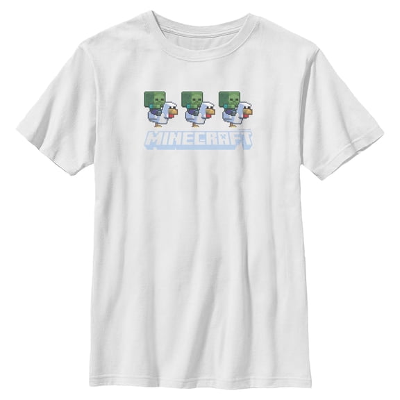 Boys Minecraft Baby Zombies Chicken Jockey T Shirt