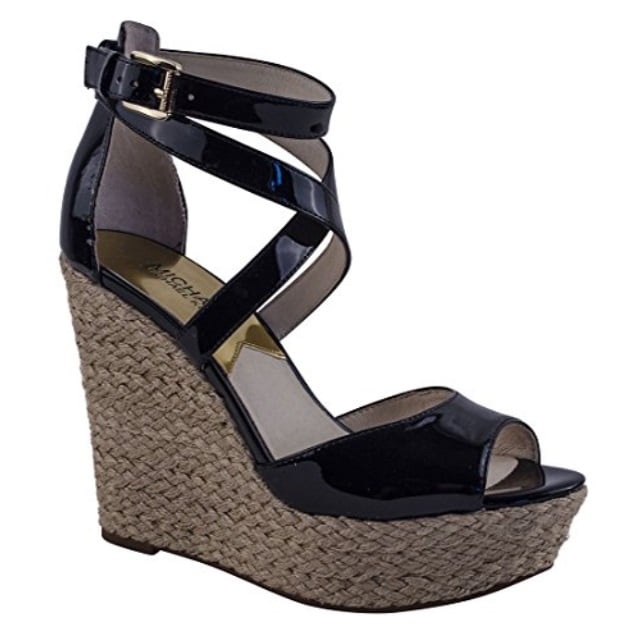 michael michael kors gabriella leather wedge