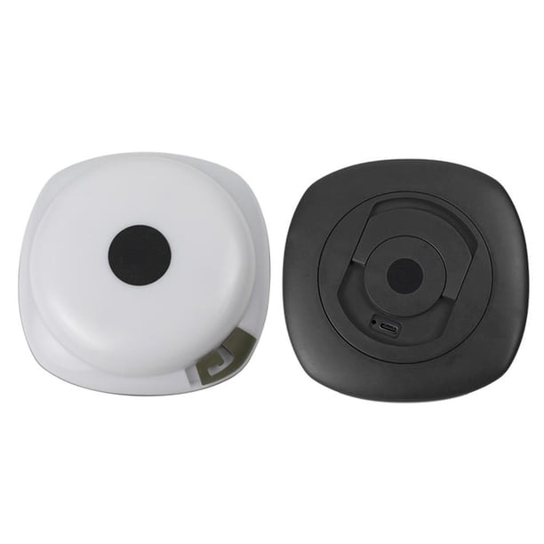 2uds. Linternas de camping de 10M 1800mAh ABS USB recargable 5 modos para senderismo en el jardín (luz cálida negra)