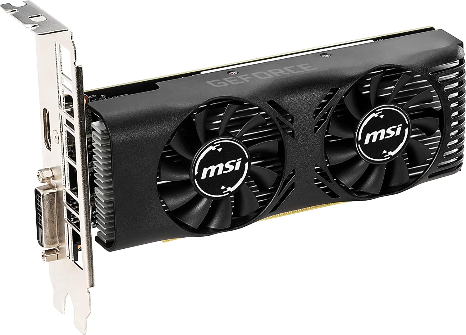 【LP】MSI NVIDIA GeForce GTX 1650 MSI GeForce GTX 1650 Graphics Card GTX 1650 4GT LP OC