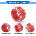 thumbnail image 4 of Unique Bargains Rear View Mirror Adjust Switch Knob Cover Interior Trim for Subaru Forester 19-24 Aluminum Alloy Red, 4 of 7