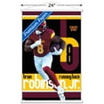 thumbnail image 3 of NFL Washington Commanders - Brian Robinson Jr. 24 Wall Poster with Magnetic Frame, 22.375" x 34", 3 of 5