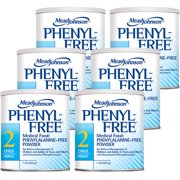 Enfamil Phenyl-Free 2 Metabolic Powder for Infants, Toddlers, Children, and Adults with Phenylketonuria (PKU), 1 lb can, 6 count