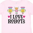 thumbnail image 4 of Inktastic I Love Robots Cute Robotics Girls Toddler T-Shirt, 4 of 5
