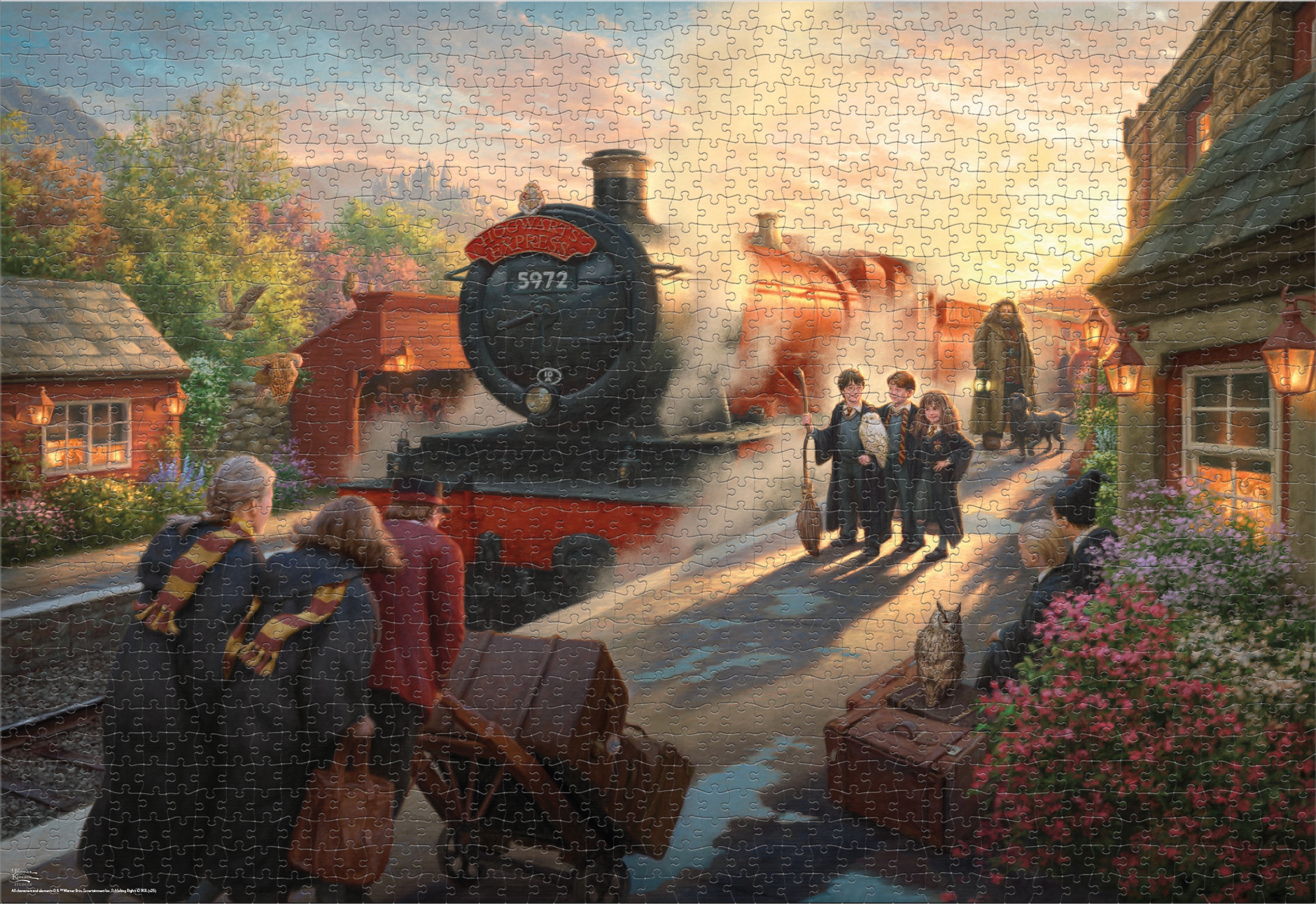 Ceaco Hogwarts Express 1500-Piece Interlocking Jigsaw Puzzle for Adults Ages 14+
