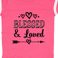thumbnail image 4 of Inktastic Blessed and Loved Baby Girl Girls Baby Bodysuit, 4 of 5