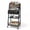 Black, variant on 3 Tier Rolling Cart - Metal Utility Cart with Storage Drawer and Wheels, Versatile Art & Craft Organizer for Home, Office, or Studio - Ideal for Storing Brushes, Paints, and Supplies