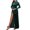 Green, variant on Dress for Women Sexy Women Slong Sleeves High Collar Temperament Slim Amazing Retro Dress Dress