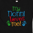 thumbnail image 4 of Inktastic My Nonni Loves Me Boys or Girls Baby T-Shirt, 4 of 5