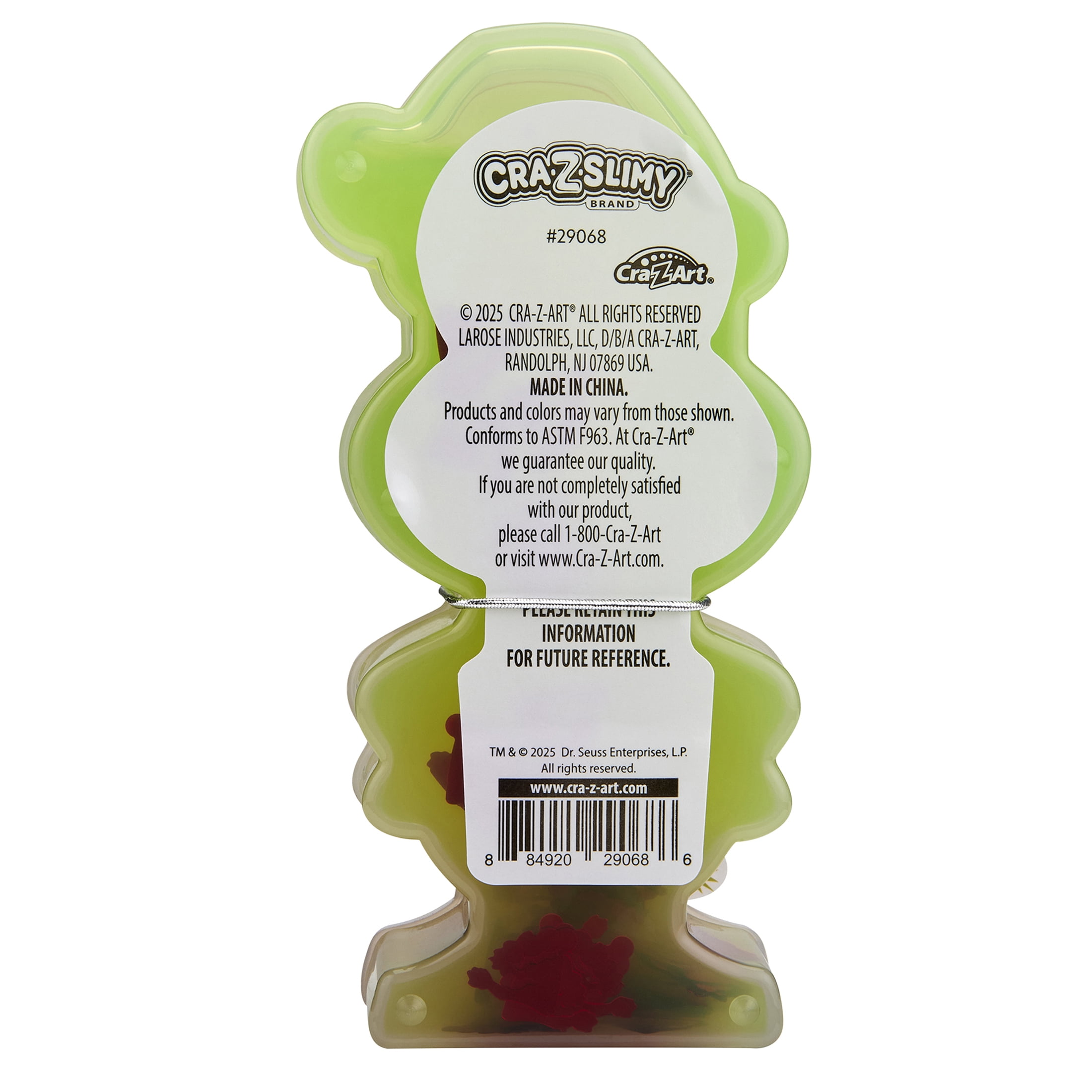Cra-Z-Slimy Grinch Christmas Slime Toy – Holiday Stocking Stuffer for Kids