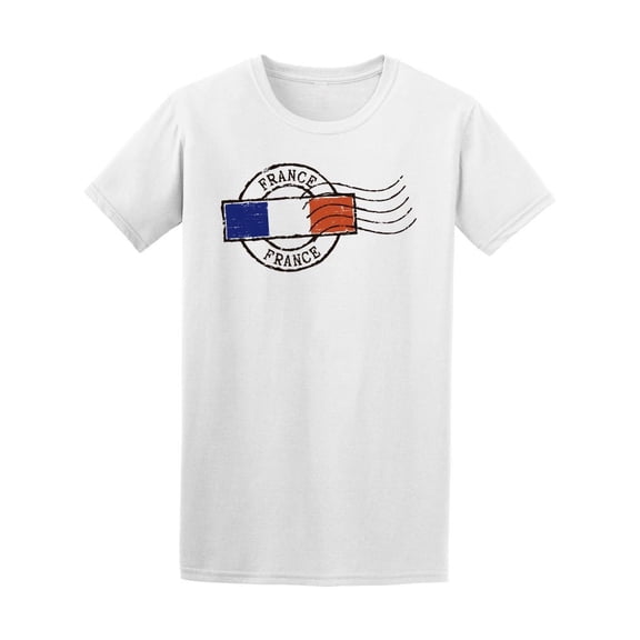France France Square Flag Tee Men's -Image by Shutterstock