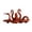 Brown, variant on Brown Octopus Jewelry Tray Organizer, Multi-Tentacle Ring Earring Necklace Holder, Cute Ocean Animal Tabletop Jewelry Display Stand for Dresser Decor