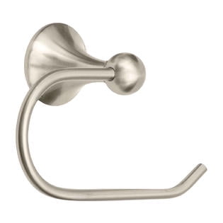 Lakefront Euro Toilet Paper Holder Bath Accessory, Satin Nickel