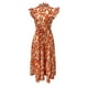 thumbnail image 3 of WILLBEST Vestidos Primavera Verano 2025 Vestido Informal Holgado Con Cuello En V Y Estampado Plisado Para Mujer, 3 of 3