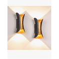 thumbnail image 1 of 2pcs Lámpara De Pared Para Baño Color Negro, 1 of 4