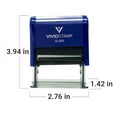 thumbnail image 3 of All Quality Rush Order Self-Inking Rubber Stamp | Business and Packaging Stamps (Blue Ink) - Q-300, 3 of 7