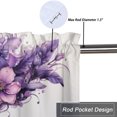 thumbnail image 5 of Anchor Curtain Valances for Kitchen Windows Purple Floral Flower Rustic Country Rod Pocket Window Valance for Living Room Bathroom Bedroom Kitchen 54 by 18 in, 1 Panel, 5 of 6